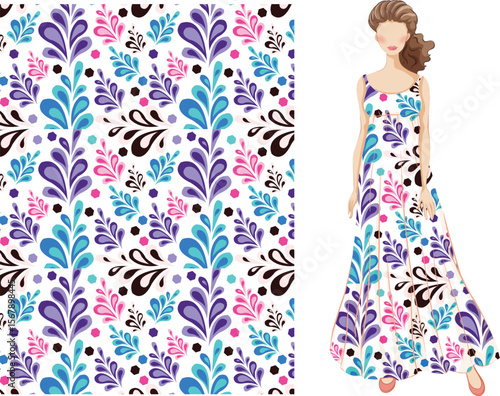 print ready seamless pattern design for cloths