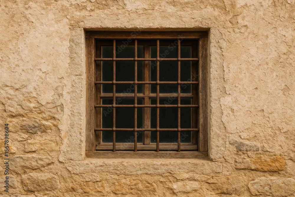 Rural Structure Featuring a Barred Window Rural Structure Featuring a Barred Window