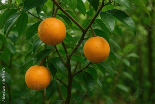 Wallpaper Mural Wild tropical fruit from the Apocynaceae family: Willughbeia edulis Roxb. Torontodigital.ca