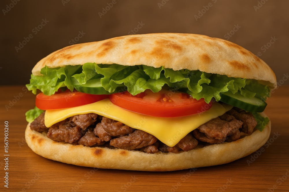 Fototapeta premium The Brazilian Sandwich Experience in Beirut