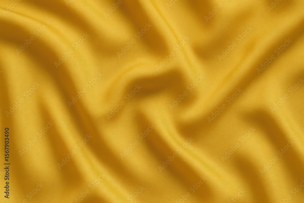 Fototapeta premium Elegant yellow silk with a matte finish, ideal for backgrounds, accents, wallpapers, posters, and postcards.