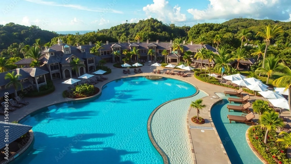 Fototapeta premium resort hotel