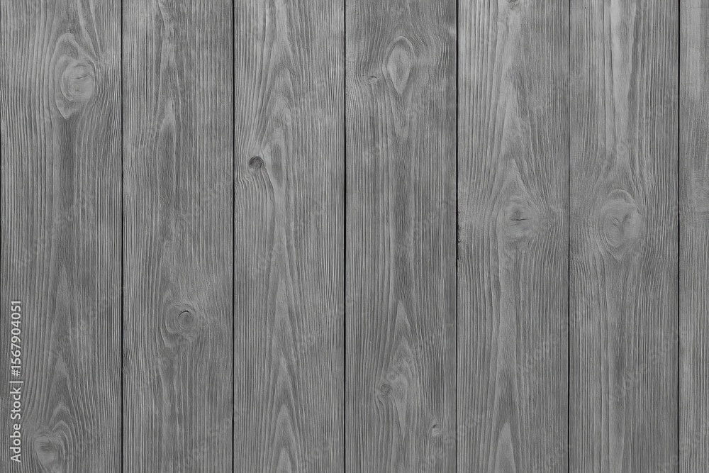 Fototapeta premium Gray wooden barn wall with textured paint and weathered stains