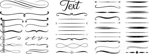 vector set of hand drawn arrows