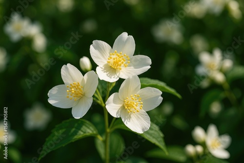 The stunning flower resembles a virginal and emits a sweet jasmine-like fragrance when close to bushes