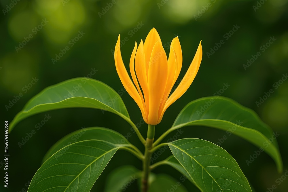 Obraz premium The fragrant bloom of Champak flowers