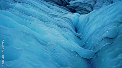 Wallpaper Mural Stunning Glacial Ice Cave Abstract Blue Ice Formations Torontodigital.ca