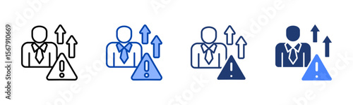 Succession icon set multiple style collection