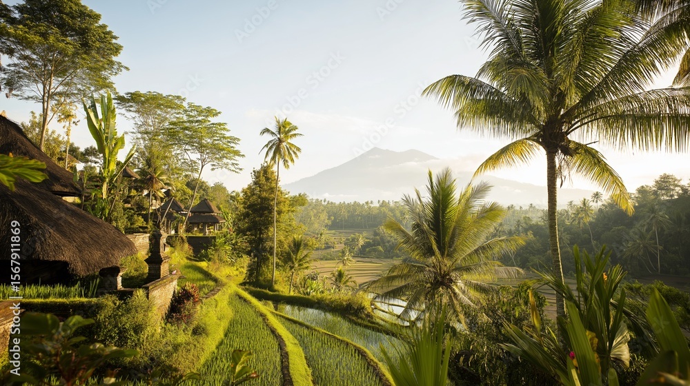 Obraz premium bali indonesia scenery