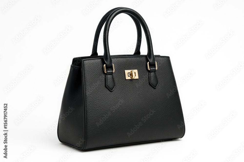 Chic ladies' handbag isolated on a plain white backdrop Chic ladies' handbag isolated on a plain white backdrop