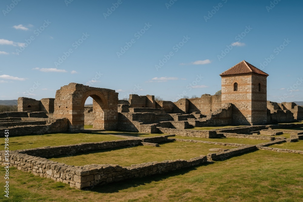 Ancient Palace of Emperor Galerius at Felix Romuliana Ancient Palace of Emperor Galerius at Felix Romuliana
