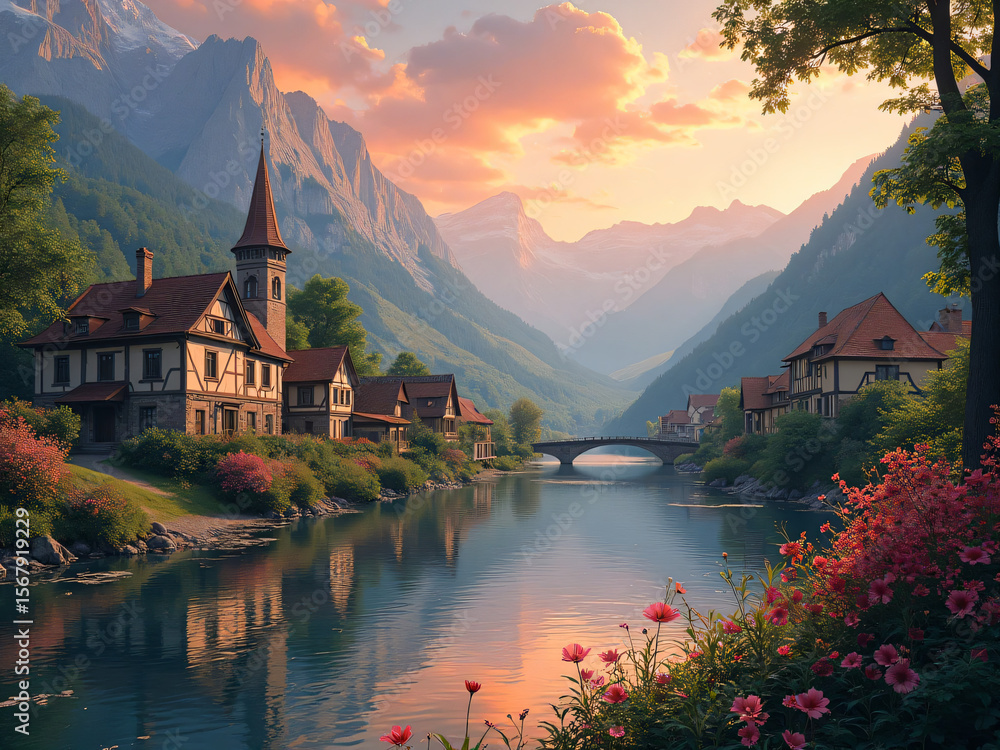 Fototapeta premium lake bled in slovenia