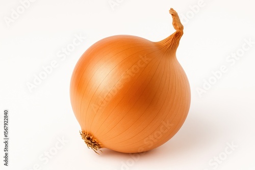 Wallpaper Mural Close-up of a golden onion on a plain white backdrop Torontodigital.ca