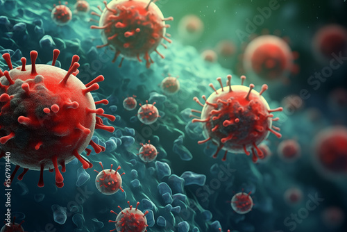 Lymphocytes and 3D visualization of the biological immune system