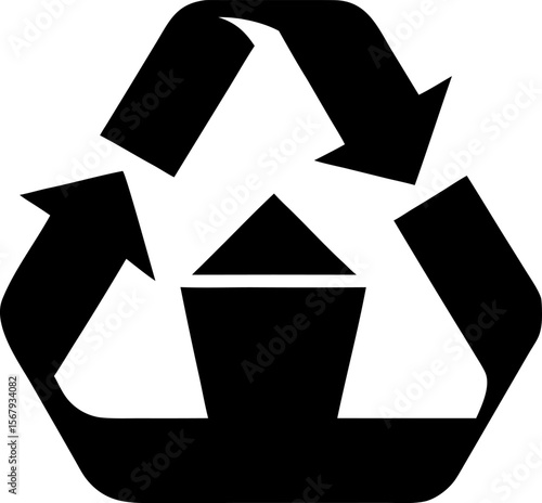 Recycled Paper Eco Friendly Symbol Icon
