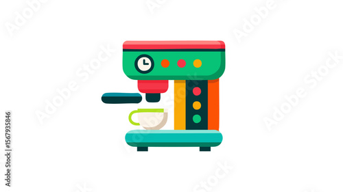 Coffee maker machine espresso cappuccino latte cafe beverage kitchen appliance automatic barista hot drink