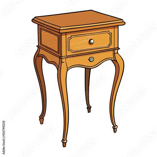 Elegant and timeless, this antique vintage side table features intricate woodwork, aged patina, and classic charm—perfect for adding character to any room.
