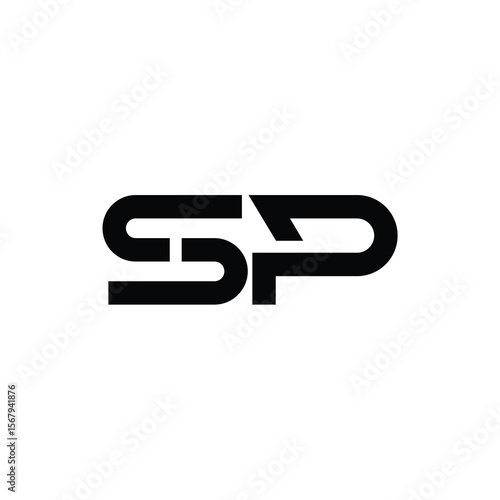 Free Download SP monogram logo design letter text name symbol monochrome logotype alphabet character simple logo - GFXLoad