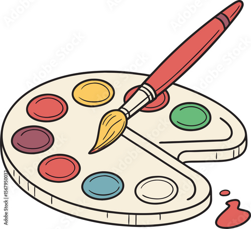palette svg illustration