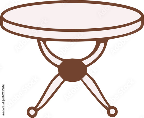 table illustration svg