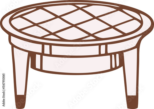 table illustration svg