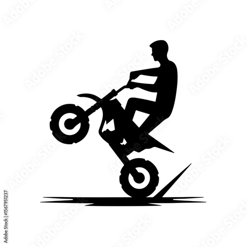 man doing stunt silhouette , man doing stunt vector