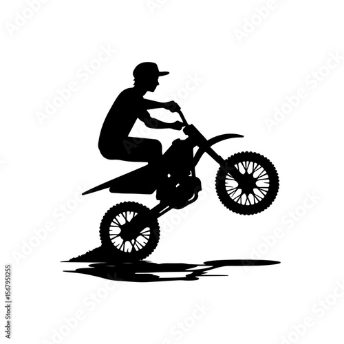 man doing stunt silhouette , man doing stunt vector