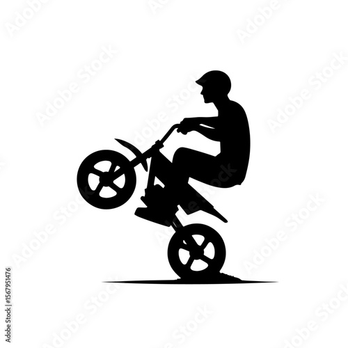 man doing stunt silhouette , man doing stunt vector