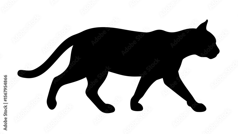 Obraz premium Animal Outline Silhouette Vector Icon