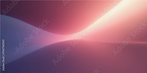 Abstract blue background with flowing light waves and a smooth, vibrant purple and pink gradient design