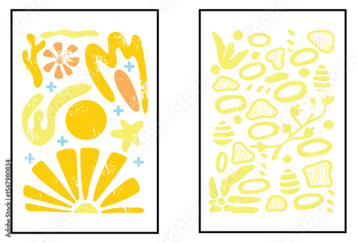 Flower kid crayon pencil vector. Childish flower background. Cheerful l kid draw illustration. Cute flower simple doodle art. Summer surf design