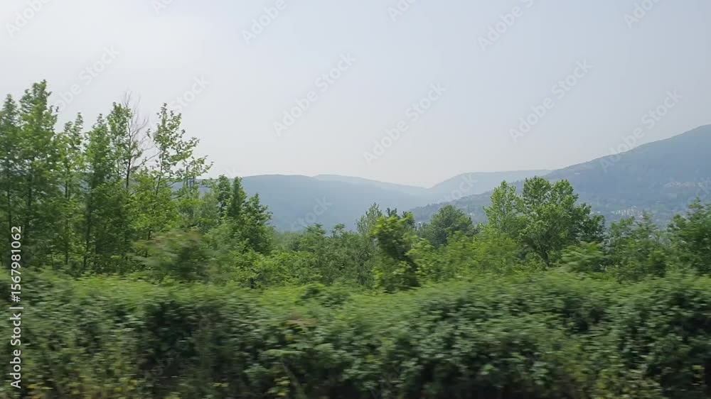 mountain landscape in the morning mountain landscape in the morning