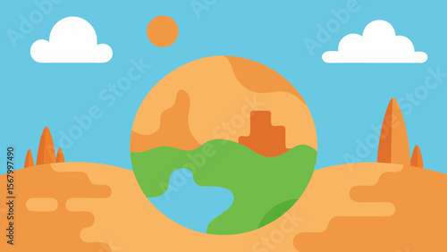Landscape of a World Where Everything is Soft and Yielding