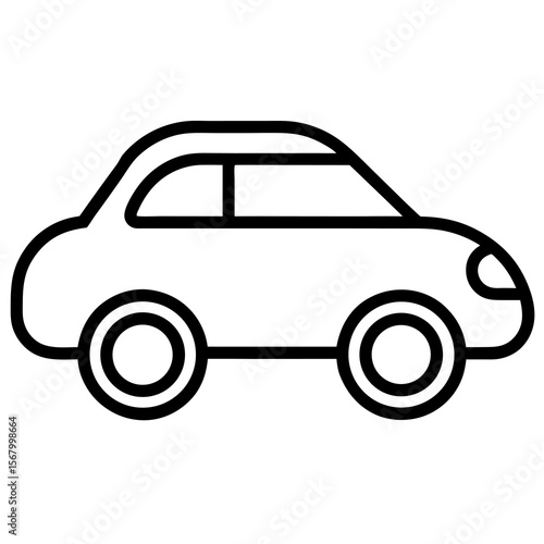 Car Outline: Transport Icon

