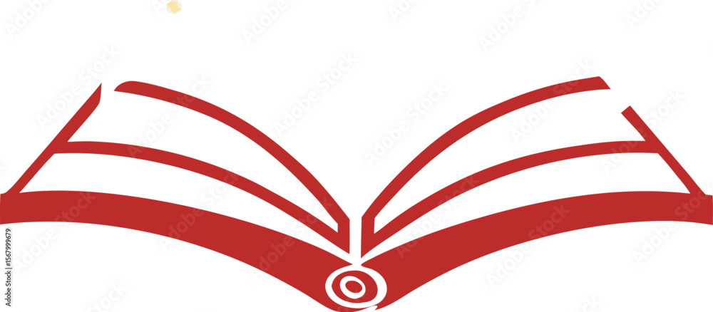 Fototapeta premium Open Book Knowledge Symbol