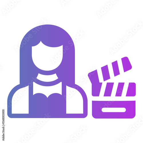 actress Gradient icon