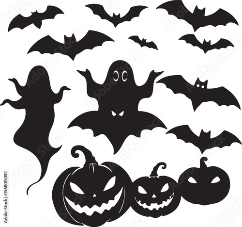 halloween vector set