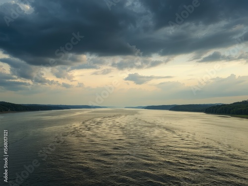 Tranquil Upper Mississippi River Waterscape