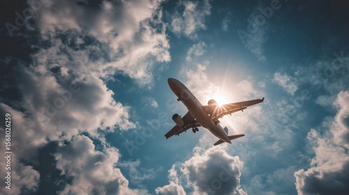 Un avion de tourisme vole dans le ciel pour partir en voyage 