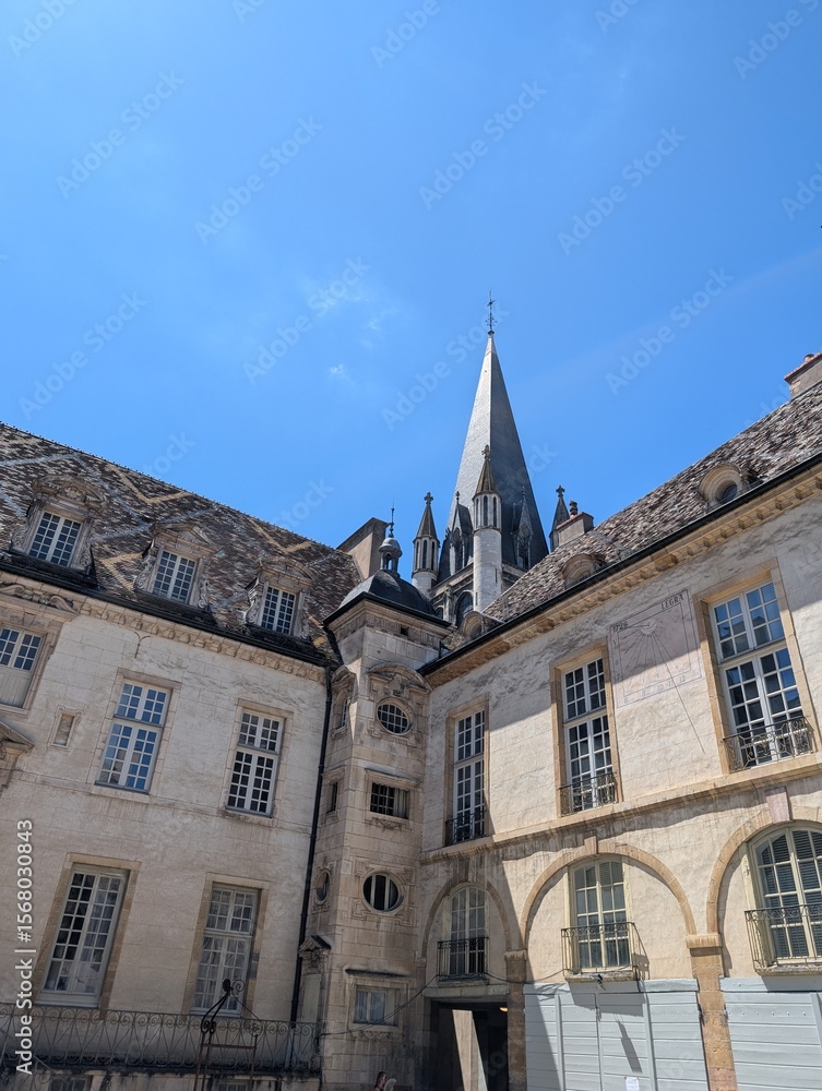 Fototapeta premium Overview of Dijon, France - June 2025