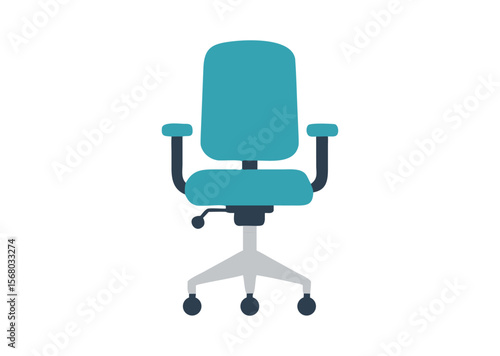 A office chair Vector, chair Icon Illustration