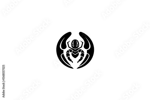 Aegis of the Scorpion Tribal Symbol Logo