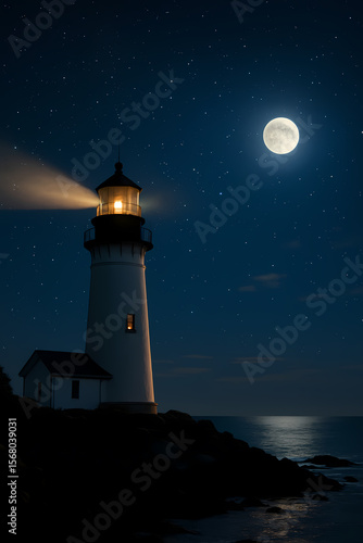 lighthouse on the beach