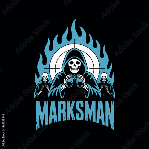 Skulls typography vector t-shirt design print