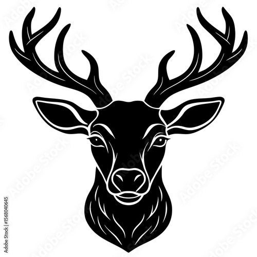 deer head vector