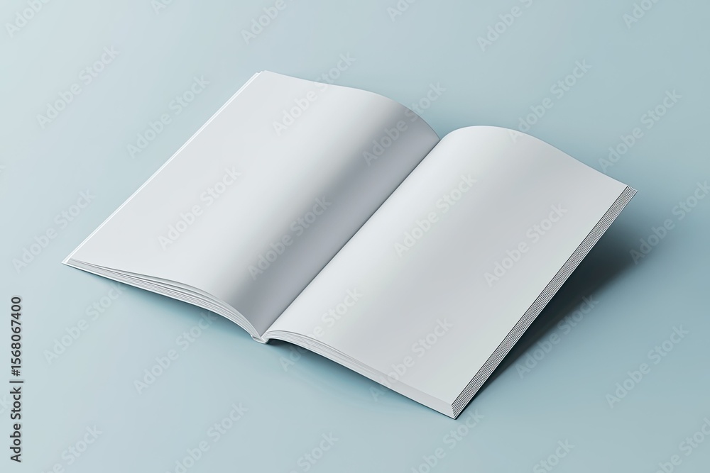 Sharp Image of Dl Bifold Brochure Open White Blank Sharp Image of Dl Bifold Brochure Open White Blank