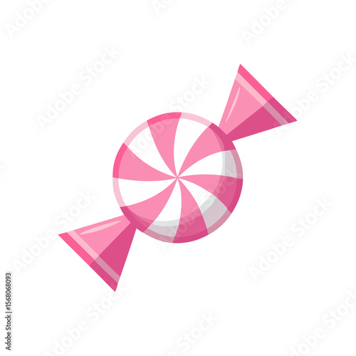 Peppermint Candy Icon Isolated on a Transparent Background
