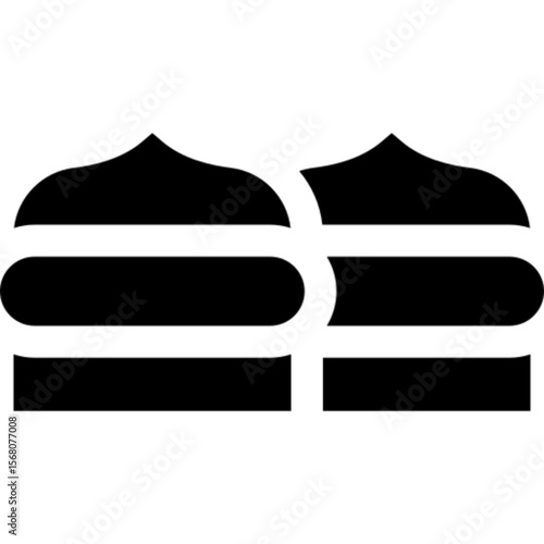 Outline icon of a cheese wedge with holes, representing dairy products, snacks, and culinary ingredients. Perfect for restaurant menus, food apps, recipe content, and grocery themes.

