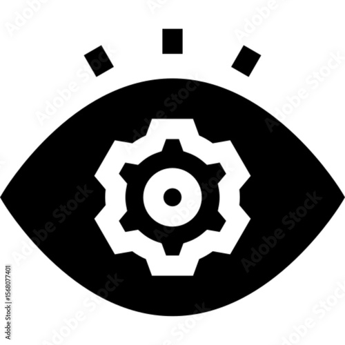 Outline icon of a screen with graphs or signals, representing system monitoring, performance tracking, and analytics. Ideal for IT dashboards, business intelligence, cybersecurity, and data-driven con