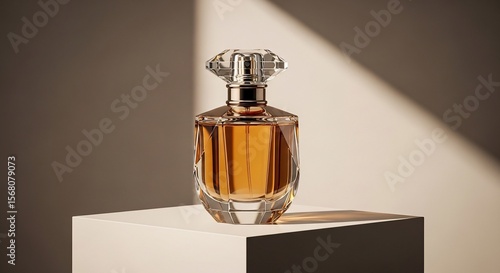 Luxury perfume bottle presentation
